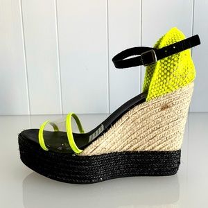 Yeswearetheshit Surf Espadrille Wedges
